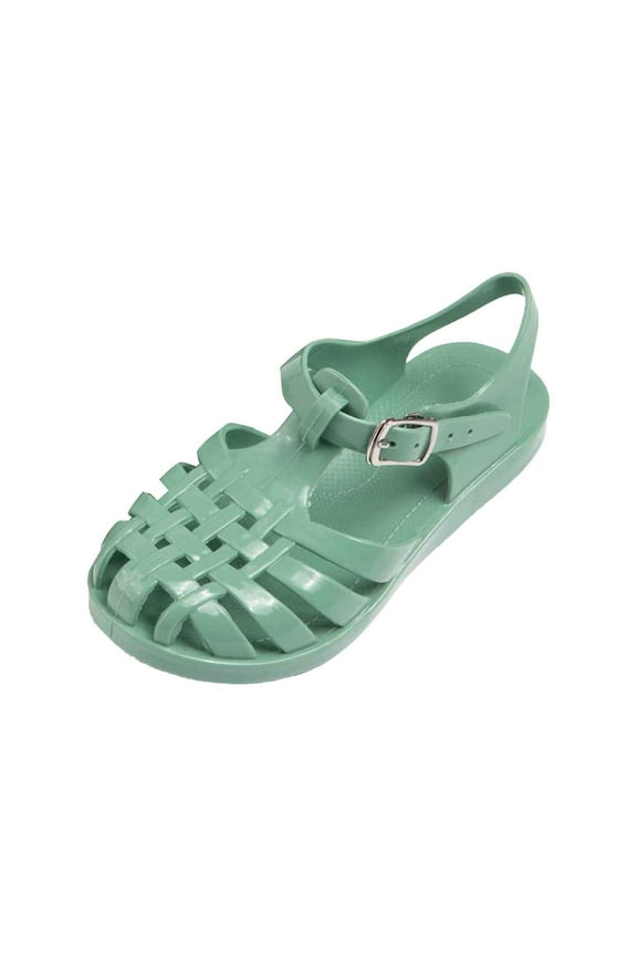 Kids Sandals Size 1 Girls Summer Outdoor Water Sports Sandals Breathable Lightweight Closed Toe Children's Shoes for Play,6-7 Years