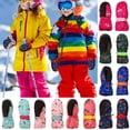 thumbnail image 1 of CAIXIA Kids Winter Gloves Ages 8-12 Kids Winter Gloves Snow Ski Thermal Insulated Gloves For Boys Girls Toddler Children Youth For Cold Weather,Red, 1 of 5