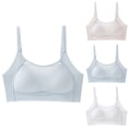 thumbnail image 1 of CAIXIA Little Girl Bras With Pads Wirefree Seamless Bralette For Teen Girls Soft Comfort Stretch Daily Wear School Sports Sleep Support,17-18 Years, 1 of 7