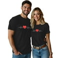 thumbnail image 1 of CAIXIA Matching Couples T‑Shirts for Him and Her Love Matching Outfits Valentine Anniversary Wedding Couples Gifts,Unisex/S, 1 of 4