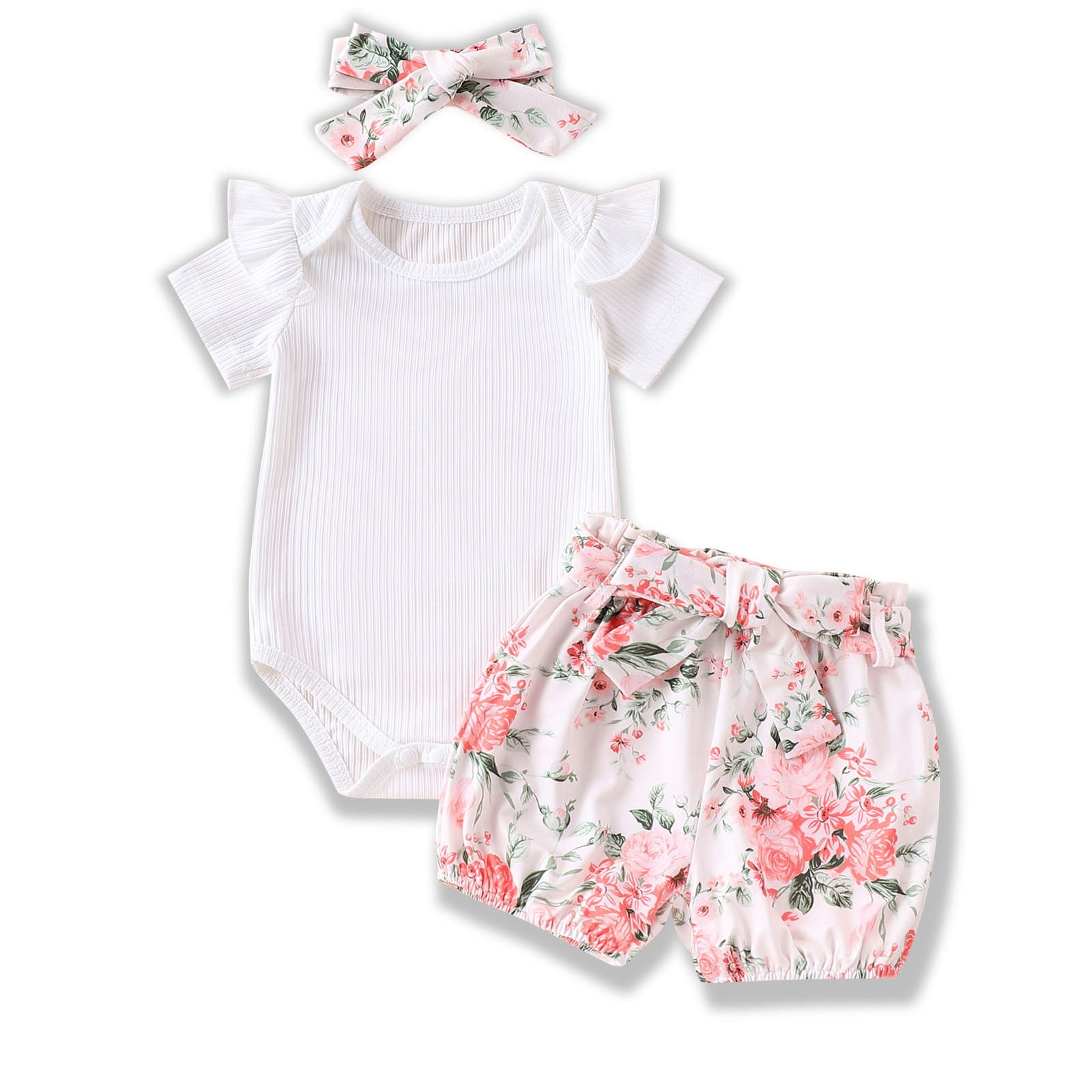 New Born Baby Boy/Girl 4 Piece Set For Summer main image 1