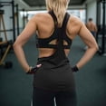 thumbnail image 1 of CAIXIA Racerback Tank Tops for Women Sleeveless Athletic Tank Tops Open Back Basic Undershirt Workout Sports Shirts Plus Size Gym Clothes, 1 of 5