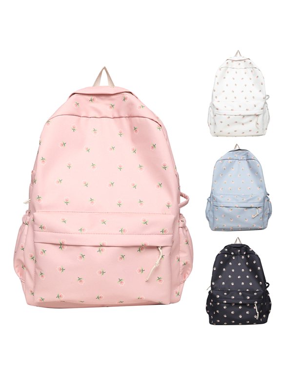 School Backpack for Teen with Large Pockets Cute School Supplies Carry on Backpack Soft Bookbag Set Daily Use / Everyday Carry