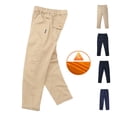 thumbnail image 1 of CAIXIA School Uniform Pants for Boys High Stretchy Flare Boys Dress Pants Button Straight Leg Chino Pants Twill Stretch Flat Front Golf Pants Trousers Trendy Clothes for Girls Kids, 1 of 4
