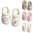 thumbnail image 1 of CAIXIA Shower Sandals Cartoon Decorated Toddler Slippers And Baby Hole Shoes For Girls And Boys Summer Family Cool Footwear,Khaki, 1 of 8