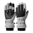 thumbnail image 1 of CAIXIA Ski Gloves Women Women's Winter Ski Gloves Thermal Lined Touchscreen Compatible for Cycling and Cold Weather Activities,Light Gray, 1 of 3