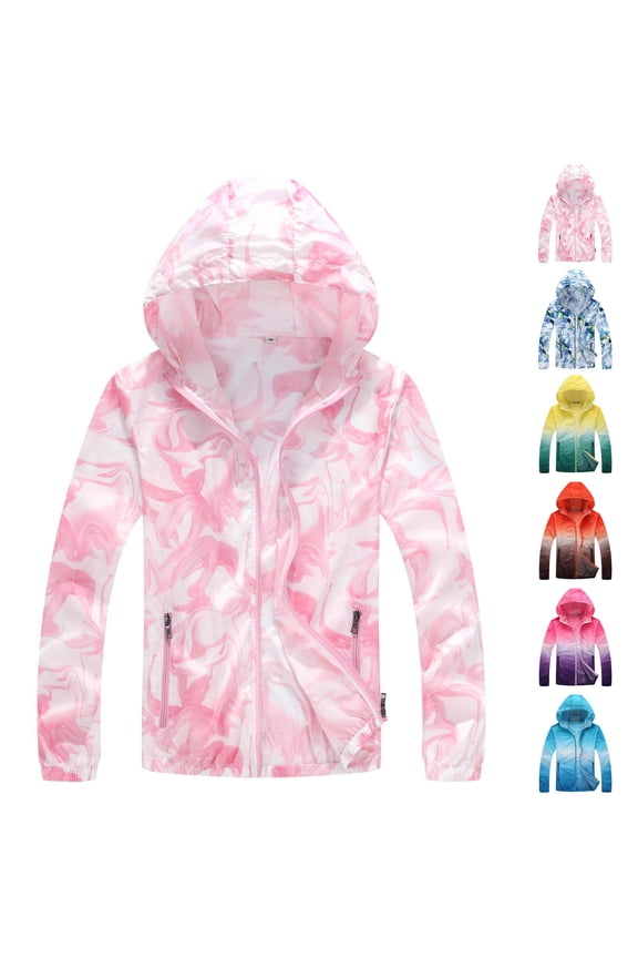 Sun Protection Jackets for Women Long Sleeve Shirt Spf 50+ Uv Protection Summer Jackets for Women Lightweight Gym Yoga Track Tops with Pockets