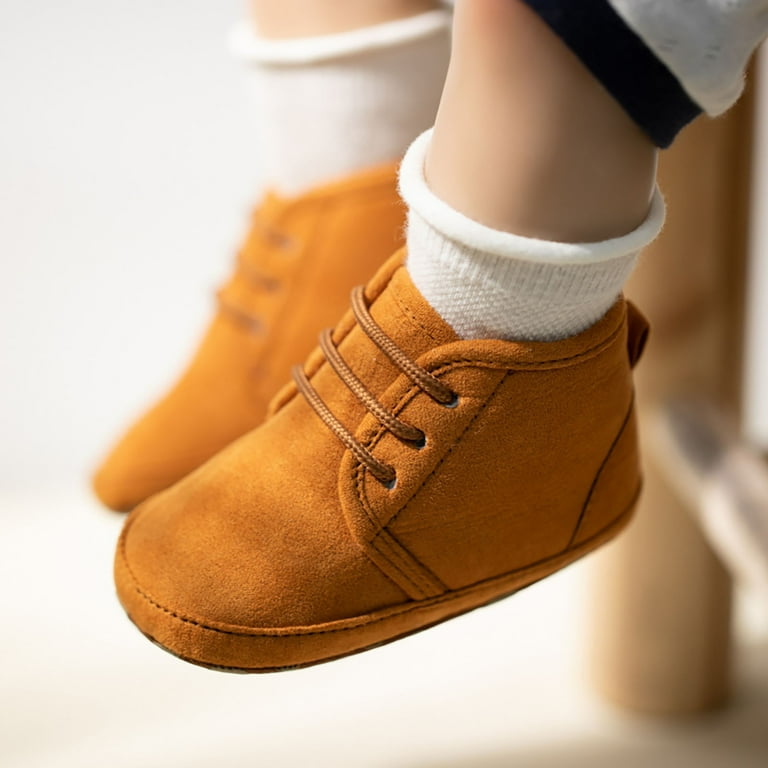 CAIXIA Toddler Boy Cowboy Boots Girls Oxford Shoes PU Leather Soft