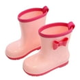 thumbnail image 1 of CAIXIA Toddler Rain Boots Size 10,Girls Boots Rubber Rain Shoes For Kids Design For Girls Comfortable And Durable Footwear For Outdoor And,Red, 1 of 1