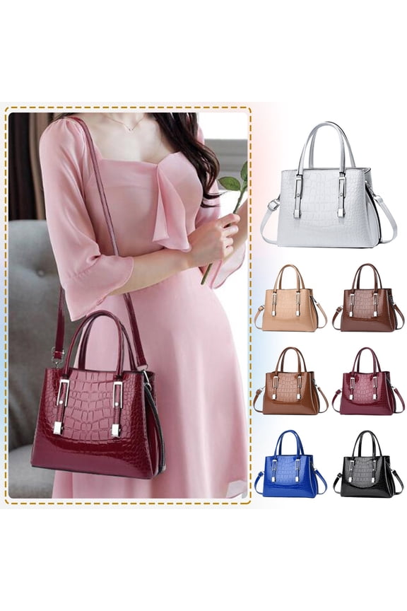 Travel Crossbody Bags For WomenBright Stone Pattern Fashion Handbag, Stylish Daily Shoulder Crossbody Messenger Purse