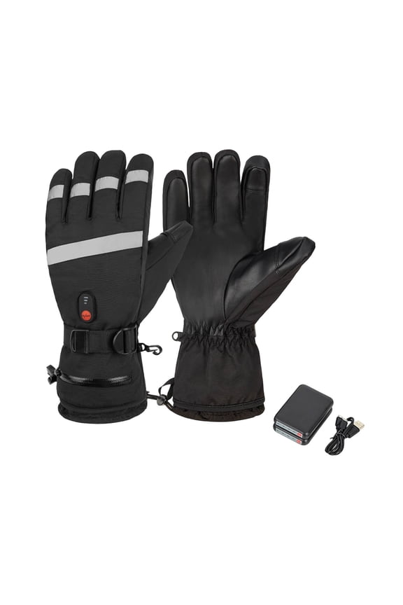 Warming Gloves For Women Rechargeable Heated Touchscreen Compatible Thermal Mittens for Skiing Cycling and Outdoor Winter Sports,Dark Blue