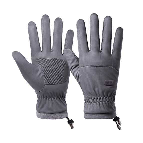 CAIXIA Warming Gloves For Women Unisex Winter Knitted Gloves for Cold Weather Warmth and Comfortable All Day Wear,Grey
