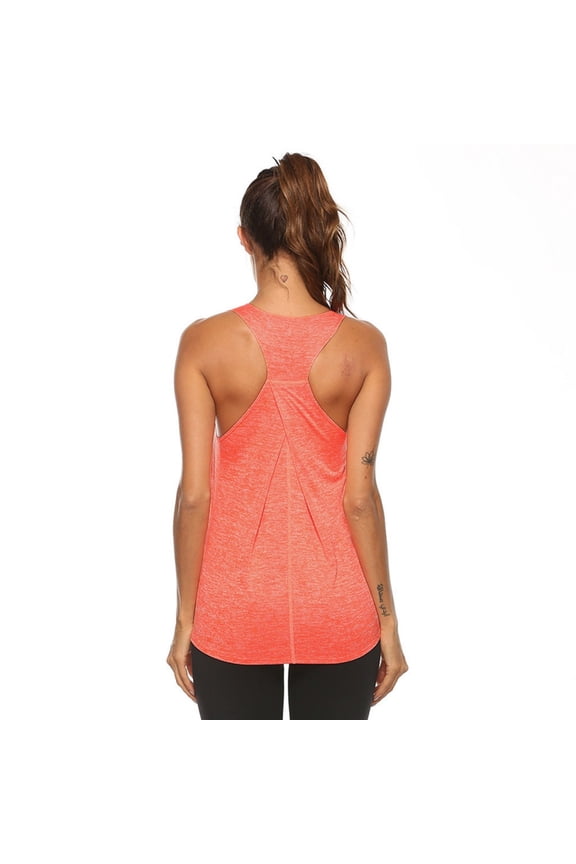 Women Workout Tops Sleeveless Athletic Tank Tops Open Back Undershirt Tennis Yoga Athletic Running Shirts Plus Size Gym Clothes