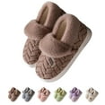 thumbnail image 1 of CAIXIA Women's Cozy Bootie Slippers Memory Foam Warm House Shoes with Fluffy Collar Non- Indoor Outdoor, 1 of 5