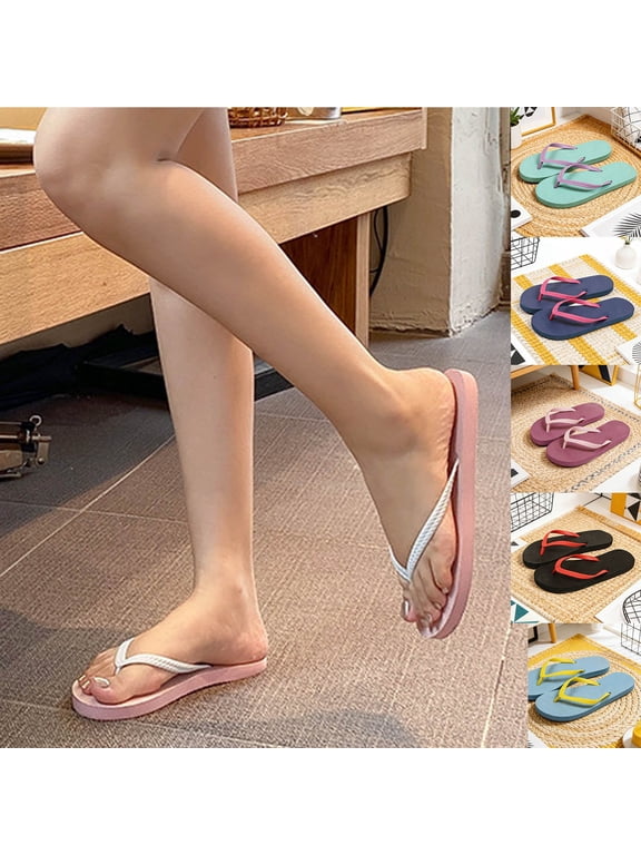 Flip Flops for Women with Arch Support Comfortable Summer Beach Thong Sandals for Walking Slides Women