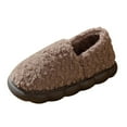 thumbnail image 1 of CAIXIA Women's Memory Foam Slippers for Comfort Soft Lined Indoor Outdoor Slide On with Heel Support and Non Sole,Coffee, 1 of 4