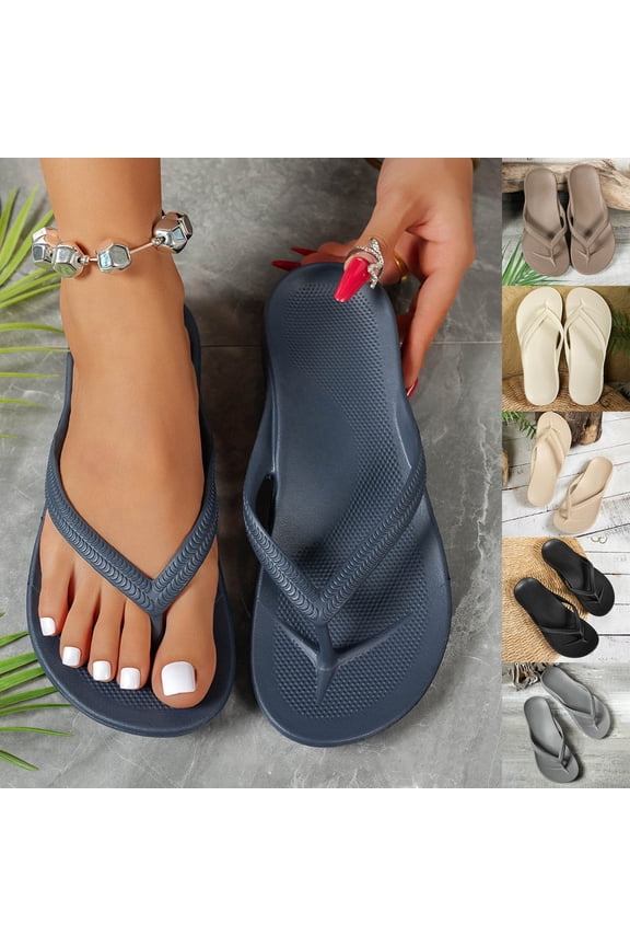 Flip Flops for Women Men Lightweight Shower Shoes Foldable Travel Slippers Non- Quick-Dry Bathroom Summer Beach Thong Sandals