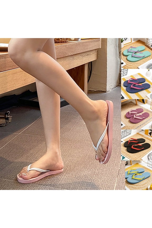 Flip Flops for Women with Arch Support Comfortable Summer Beach Thong Sandals for Walking Slides Women