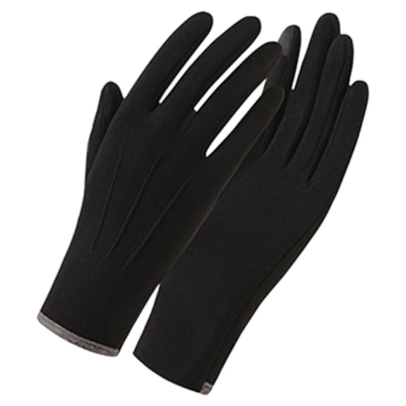 CAIXIA Womens Gloves Winter Winter Thermal Lined Touchscreen Mittens for Cycling Driving and Outdoor Activities Windproof Cold Weather Gloves,Black