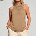 thumbnail image 1 of CAIXIA Womens Halter Tank Tops Sweetheart Neckline Crop Backless Cami Shirts 2026 Summer Going Out Y2K Tops, 1 of 6