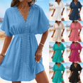thumbnail image 1 of CAIXIA Womens Swimsuit Coverup Bathing Suit Cover Up Summer Casual Beach Dress, 1 of 7