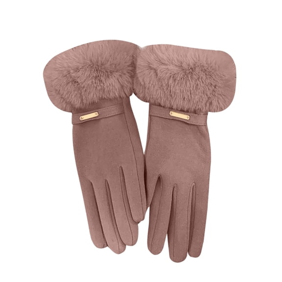 CAIXIA Womens Winter Gloves Winter Insulated Windproof Lined Mittens for Outdoor Activities and Extreme Cold Weather,Purple