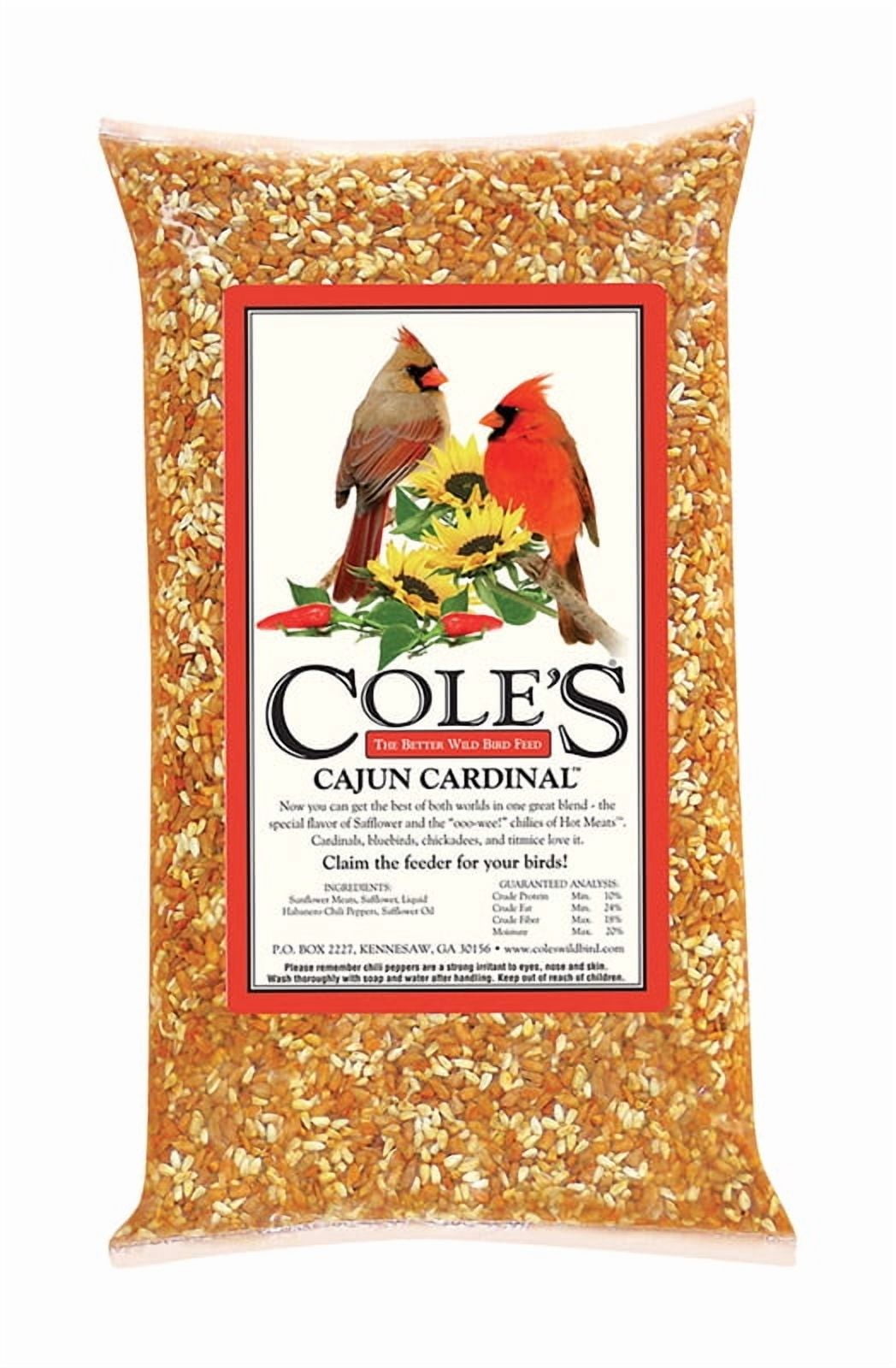 Cole's CB20 Cajun Cardinal Blend Bird Seed, 20-Pound