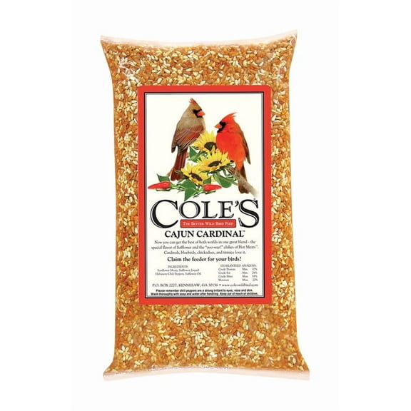 Cole's CB20 Cajun Cardinal Blend Bird Seed, 20-Pound