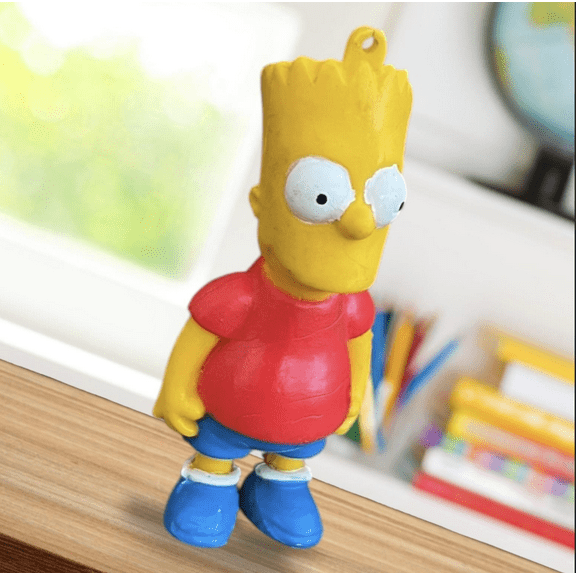 CAKE TOPPER 4 Bart Simpson Figure Figurine New Holiday Gift The Simpsons