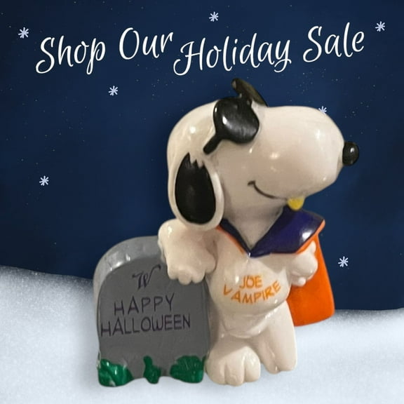 CAKE TOPPER Snoopy Woodstock PVC Figure Figurine Holiday Christmas gift