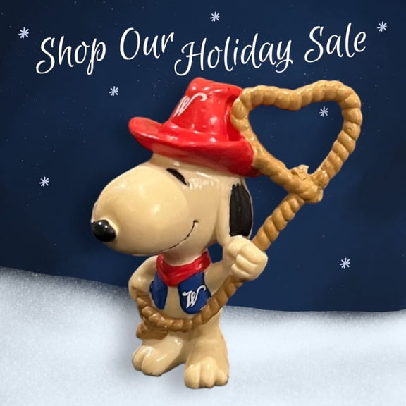 CAKE TOPPER Snoopy Woodstock PVC Figure Figurine Holiday Christmas gift
