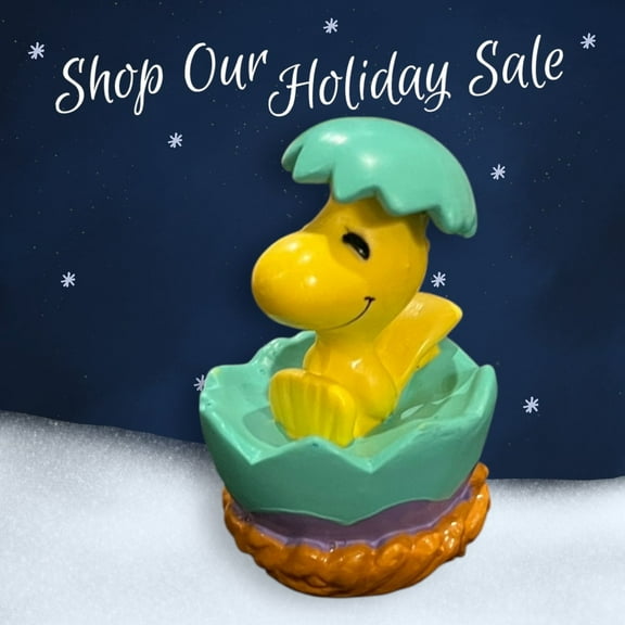 CAKE TOPPER Snoopy Woodstock PVC Figure Figurine Holiday Christmas gift