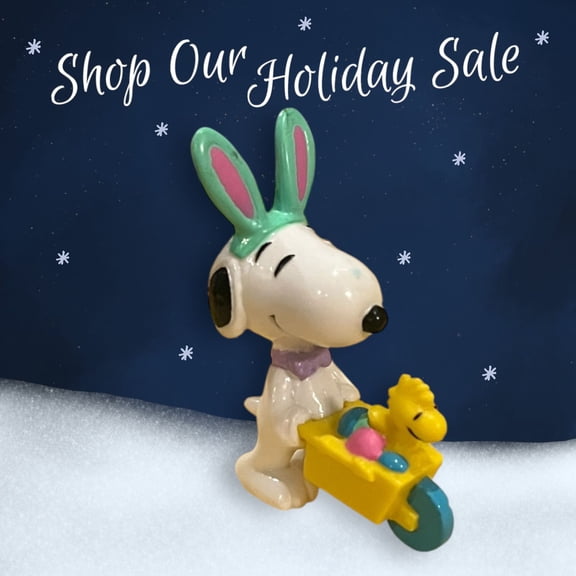 CAKE TOPPER Snoopy Woodstock PVC Figure Figurine Holiday Christmas gift