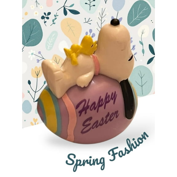 CAKE TOPPER Snoopy Woodstock PVC Figure Figurine Holiday Christmas gift