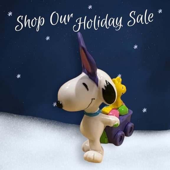 CAKE TOPPER Snoopy Woodstock PVC Figure Figurine Holiday Christmas gift