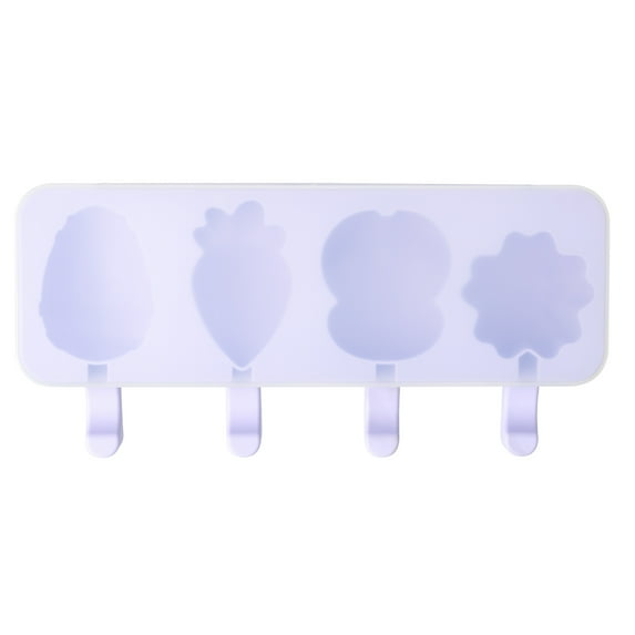 Way to Celebrate Silicone Cakesicle Mold Set, 2-Piece, 4-Cavity, Purple