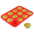 thumbnail image 1 of CAKETIME Silicone Muffin Pan - 12 Cups Cupcake Pan Baking Mold Regular Size Silicone Mold (1 Pack ), 1 of 7