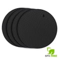 thumbnail image 1 of CAKETIME Silicone Trivet Mats - Hot Pot Holders, Drying Mat, Hot Pads Robust Non Slip Coasters Heat Resistant Mats, 1 of 6