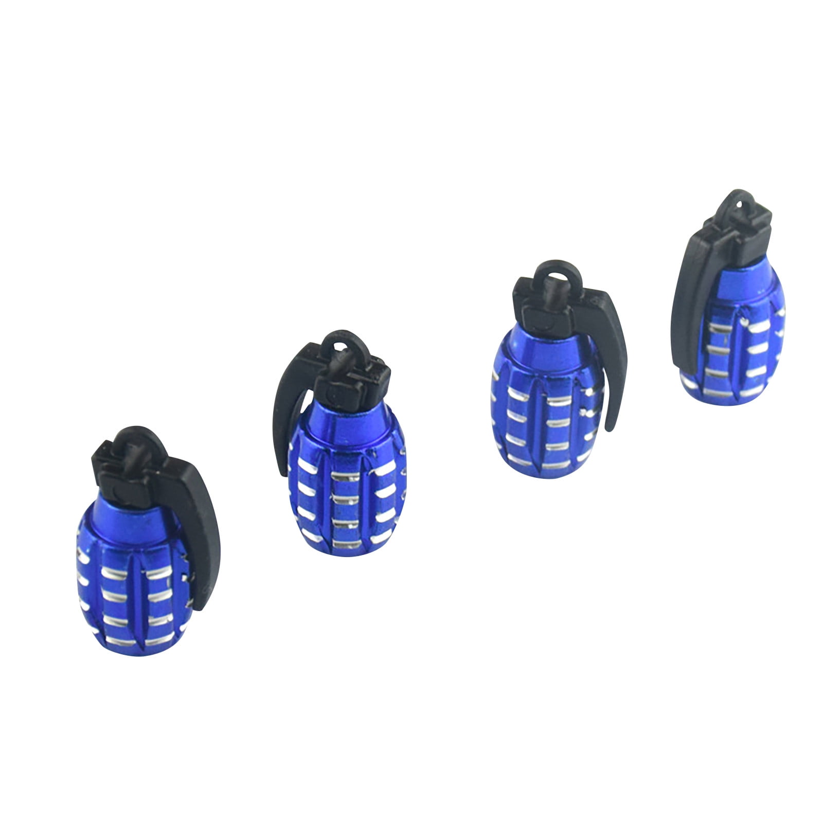 CAKVIICA Aluminum Valves Rod Cover, 4 Pieces Of Grenades Wheel Tire
