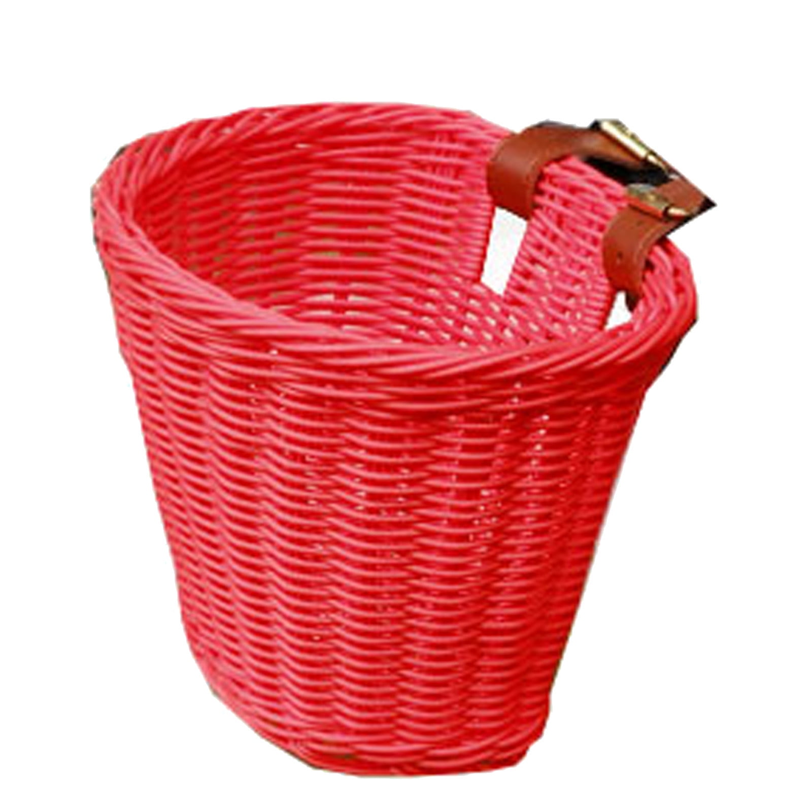 CAKVIICA Bike Basket, Kids Front Handlebar Bike Basket, Rattan Woven