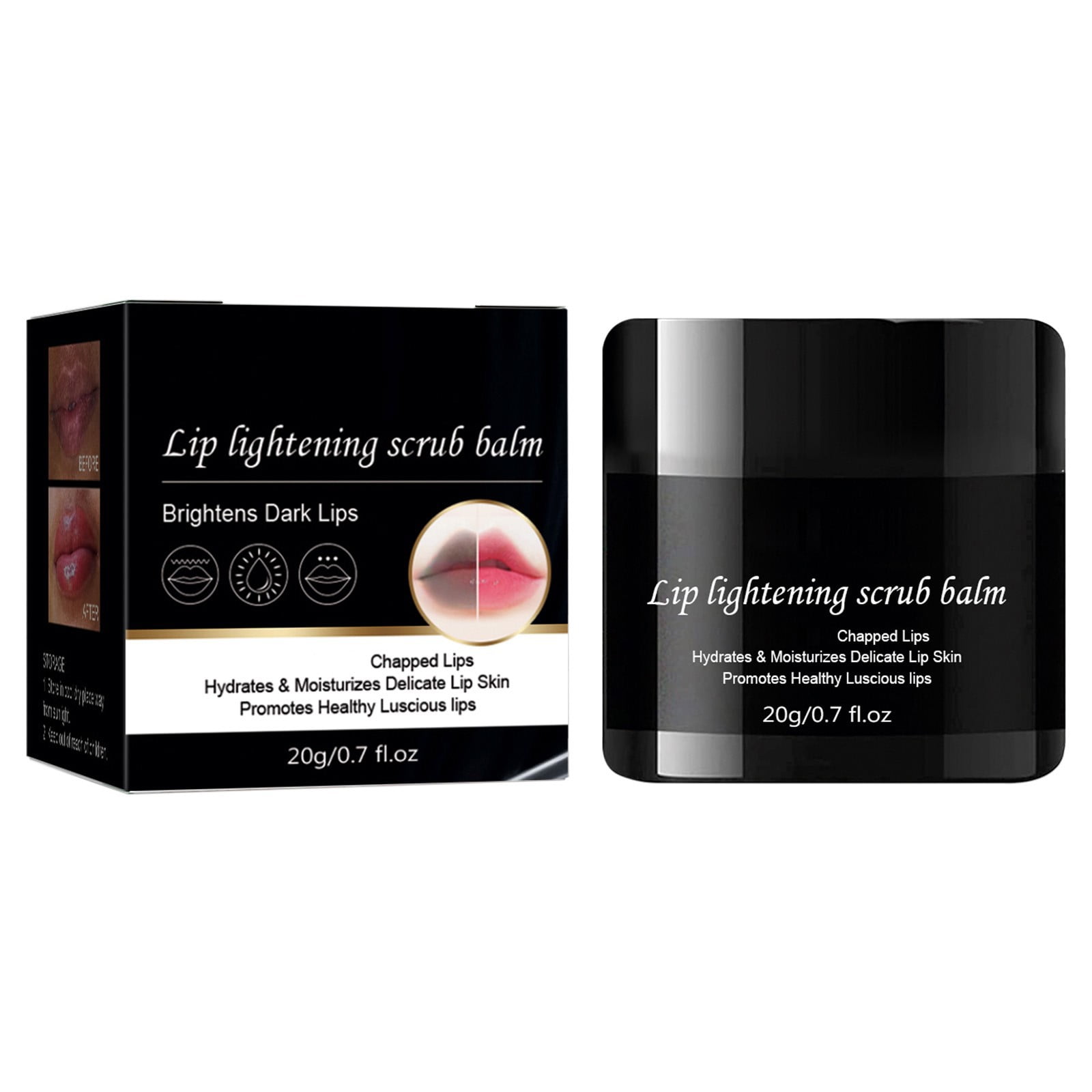 CAKVIICA Bright Lip Scrub Fade Lip Lines Melanin Moisturizing Exfoliating Dead Skin Moisturizing