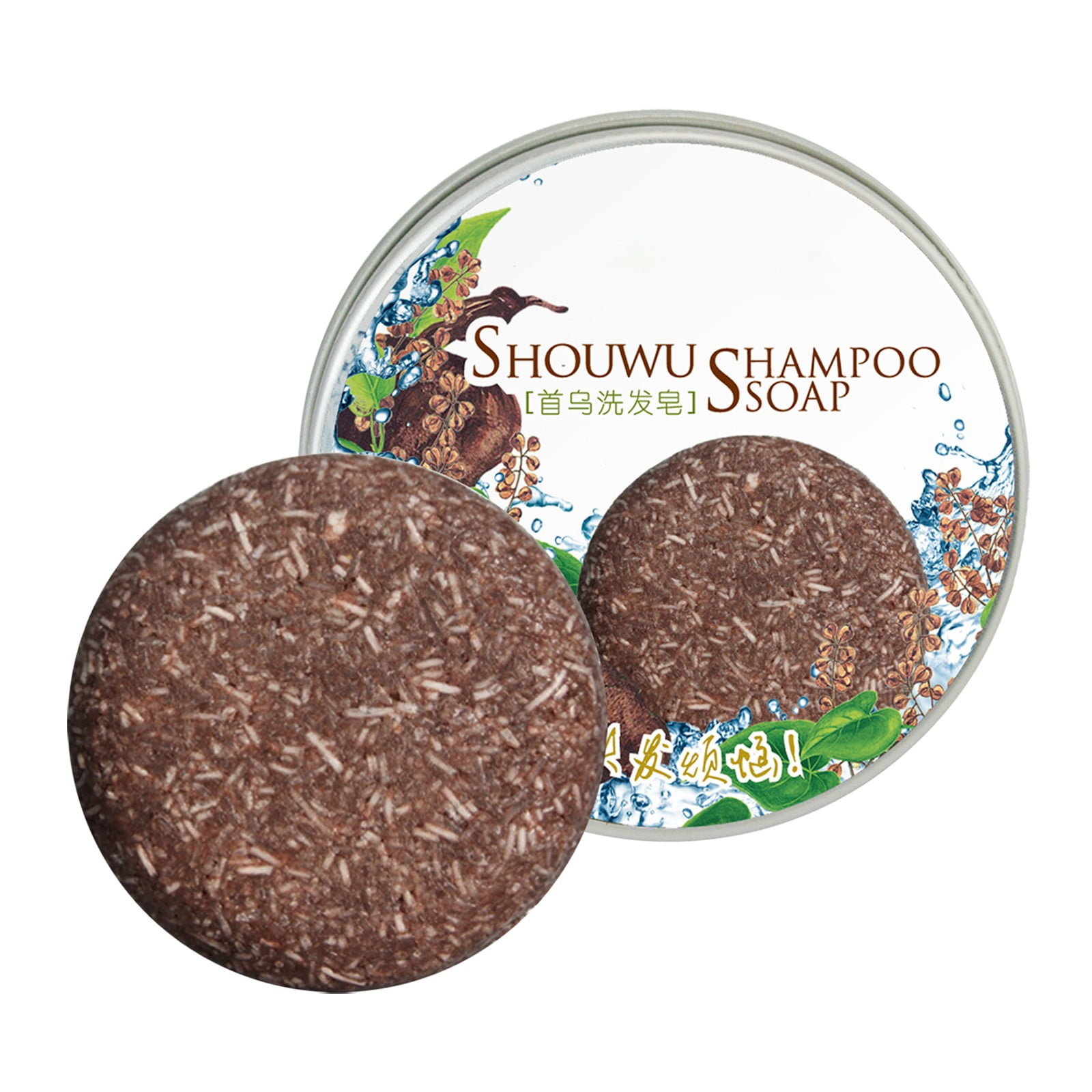 CAKVIICA Shampoo Bar For Gray Hair Hair Shouwu Shampoo Bar Growth
