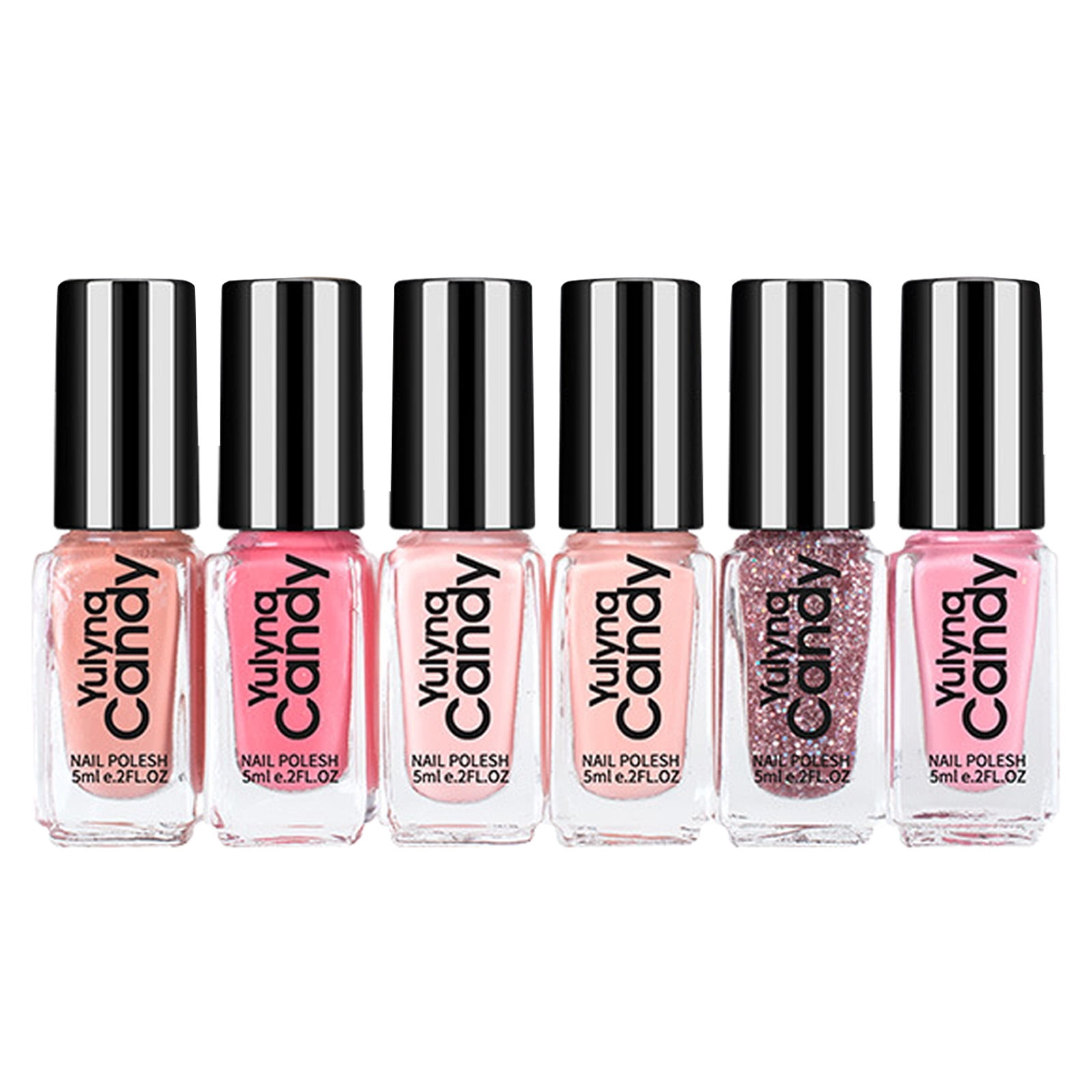 CAKVIICA Summer Jelly Gel Nail Polish Set Of 6 Colors Including Red