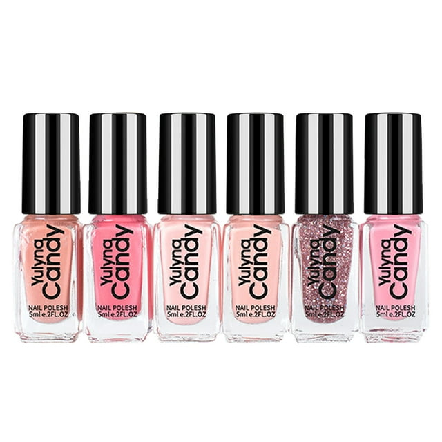 CAKVIICA Summer Jelly Gel Nail Polish Set Of 6 Colors Including Red