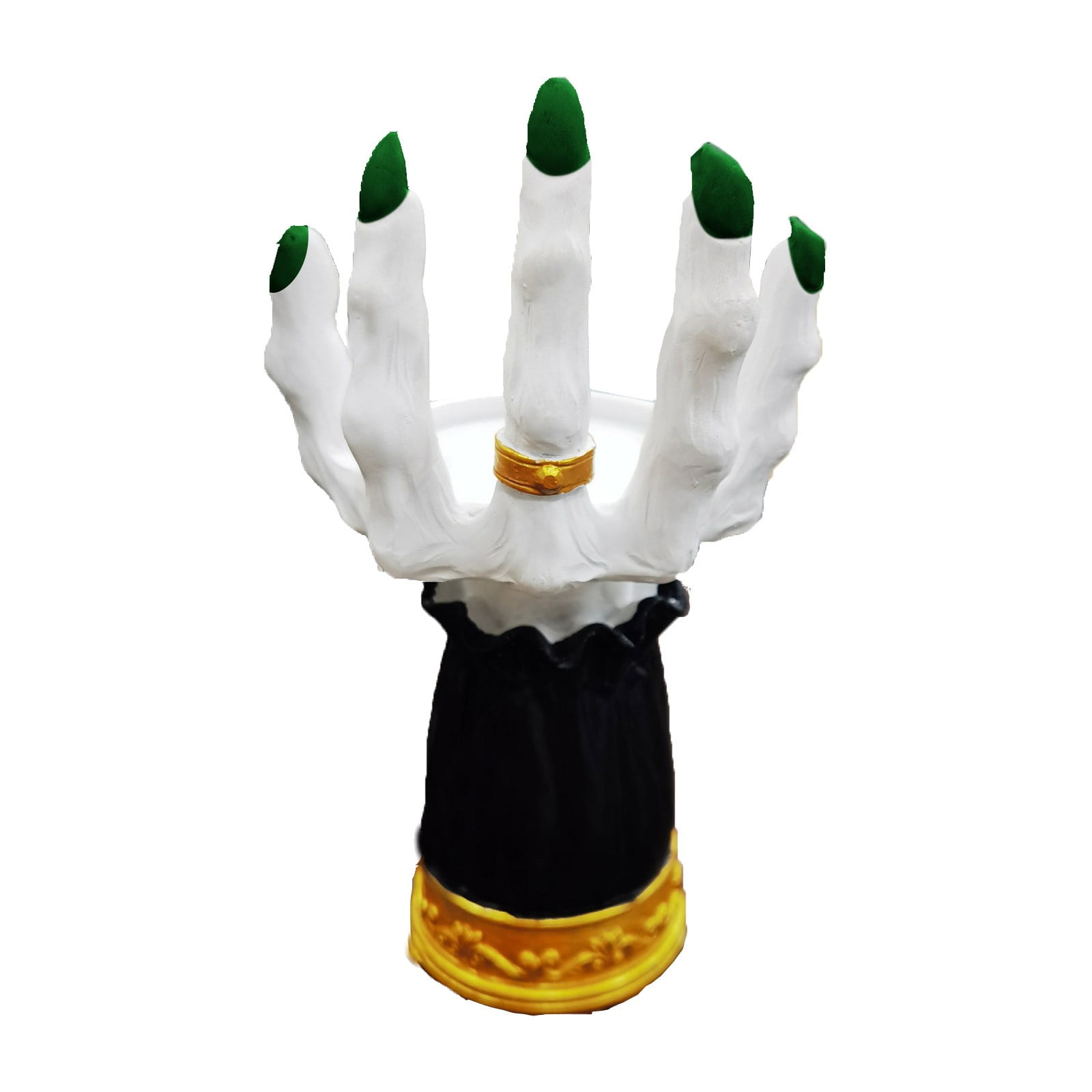 CAKVIICA Witch Hand Candle Holder Gothic Hollow Christmas Candle Holder