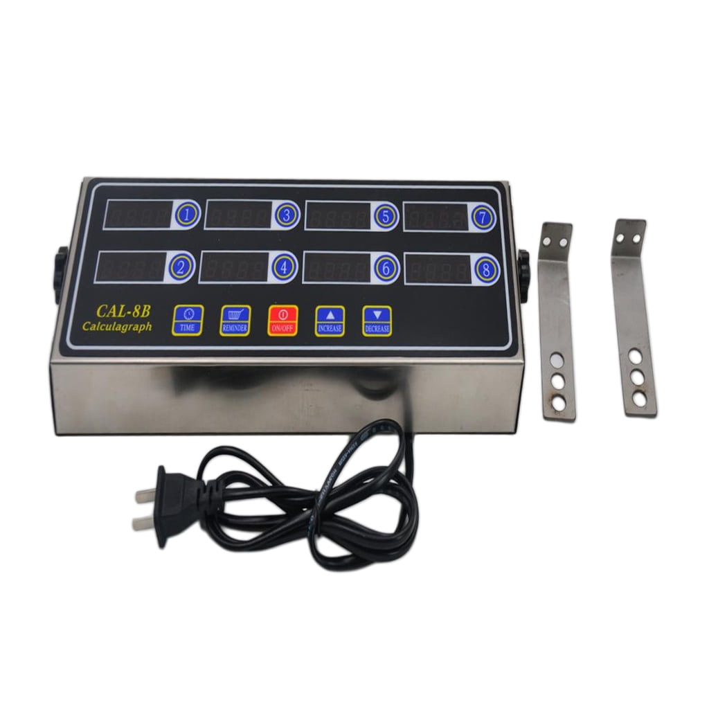 CAL-8B Portable 8 Channel Digital Timer Kitchen Cooking Timing ...