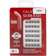 CALA Glam & Go Pre-Glued Lash Clusters   Light Glam Holiday Limited Edition, 40 pc