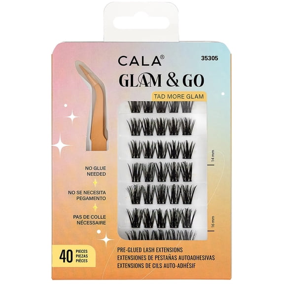 CALA Glam & Go, Tad More Glam Pre-Glued Lash Clusters