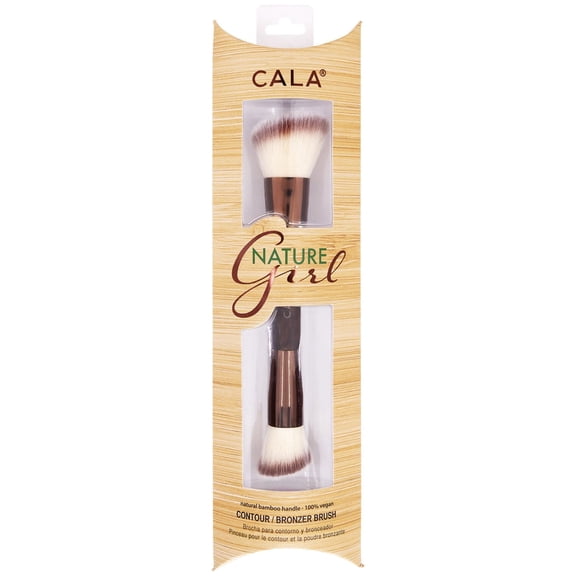 CALA Nature Girl Double Ended Bamboo Contour & Bronzer Brush