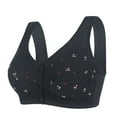 thumbnail image 1 of CALAFEBILA Bras for Women Full Coverage Push up Wirefree Bras Mesh Breathable Bras, 1 of 6